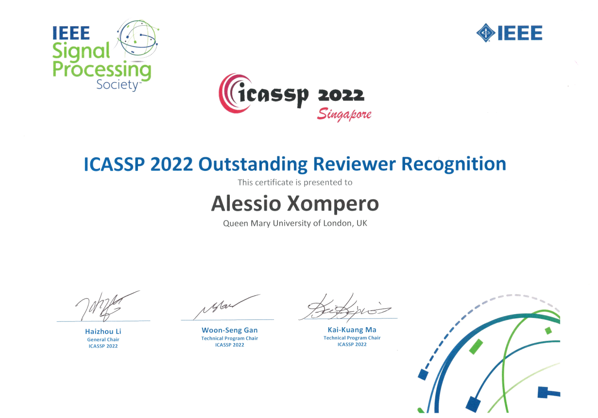 Award ICASSP22