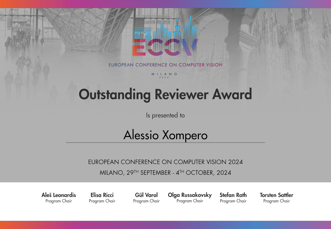 Award ECCV2024